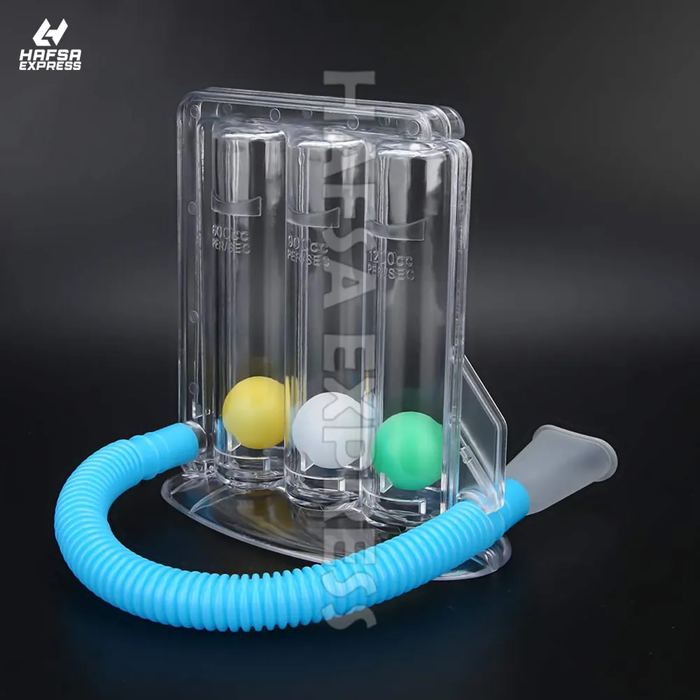 3 Ball Respirometer Deep Breathing and Lung Exerciser-image